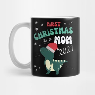 Cute baby announcement design for christmas Mug